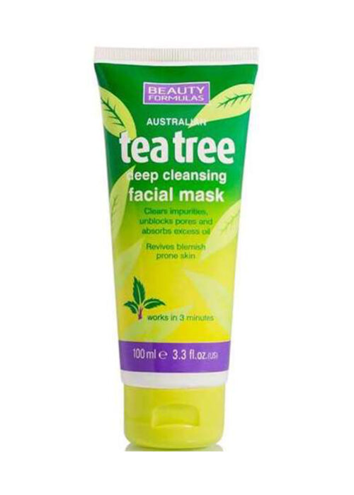 Beauty Formulas Tea Tree Deep Cleansing Facial Mask – 150ml