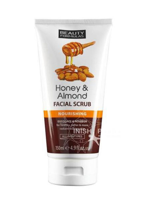 Beauty Formulas Honey & Almond Facial Scrub Nourishing – 150ml