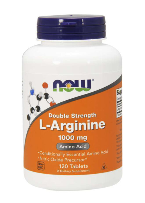 Now L-Arginine, Double Strength 1000 mg Tablets