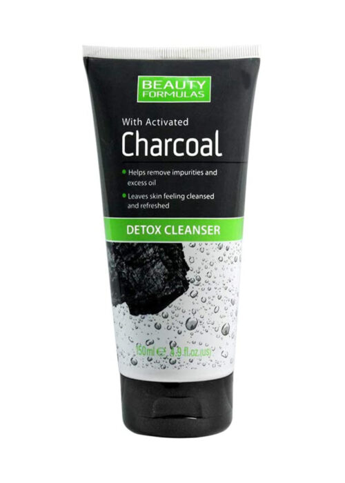 Beauty Formulas with Activated Charcoal Detox Cleanser – 150ml