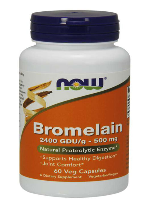 Now Bromelain 500 mg Veg Capsules