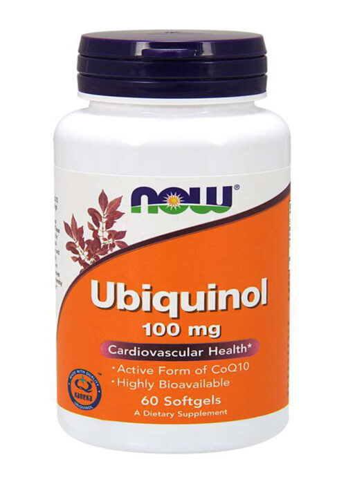 Now Ubiquinol 100mg 60 Softgels