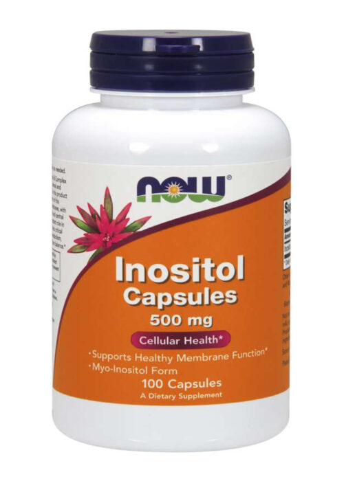 Now Inositol 500 mg Veg Capsules