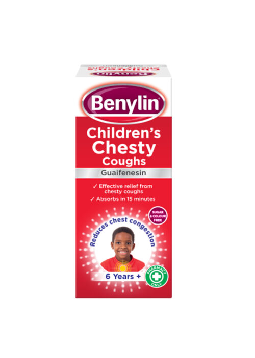 Benylin Children’s Chesty Coughs 6+ Years Strawberry – 125ml