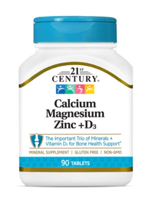 21ST Century Calcium Magnesium Zinc +D3