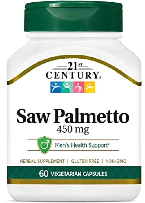 21ST CENTURY SAW PALMETTO 450MG, 60 CAPSULES