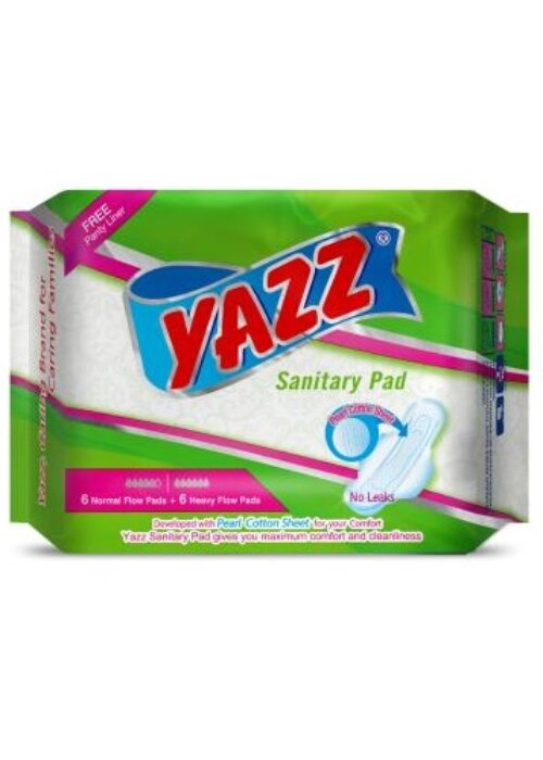 Yazz Sanitary Pad Green 12 Pads