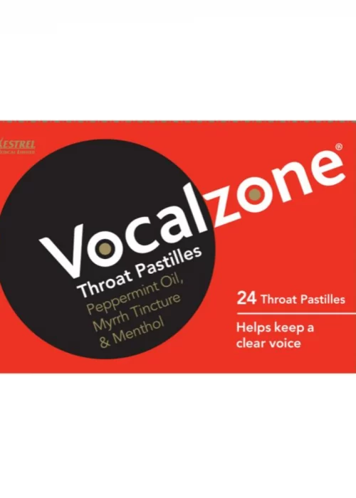 Vocalzone Throat Pastilles – 24 Pastilles